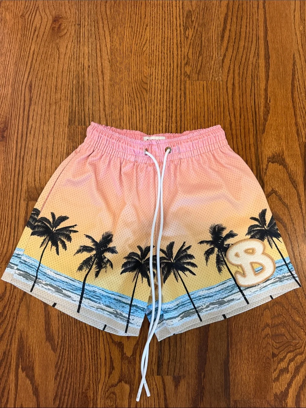 Boys Bucketsquad “Miami” theme basketball shorts
